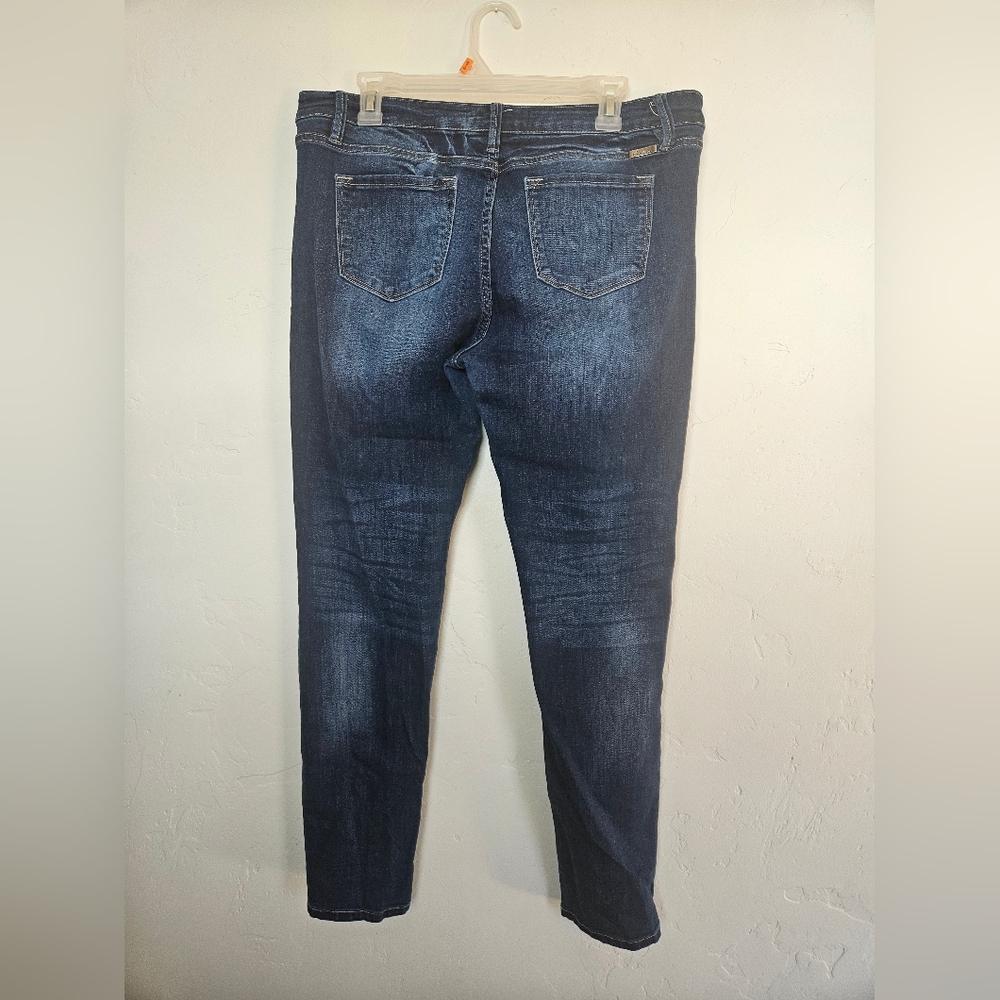 KanCan Dark Blue Women's Skinny Jeans - Picture 2 of 3